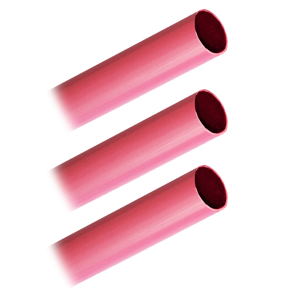 Pacer Battery Cable Heavy Wall Heat Shrink Tubing - 3/4" x 12" - Red (3-Pieces) [BHW3/4-12RD-3]