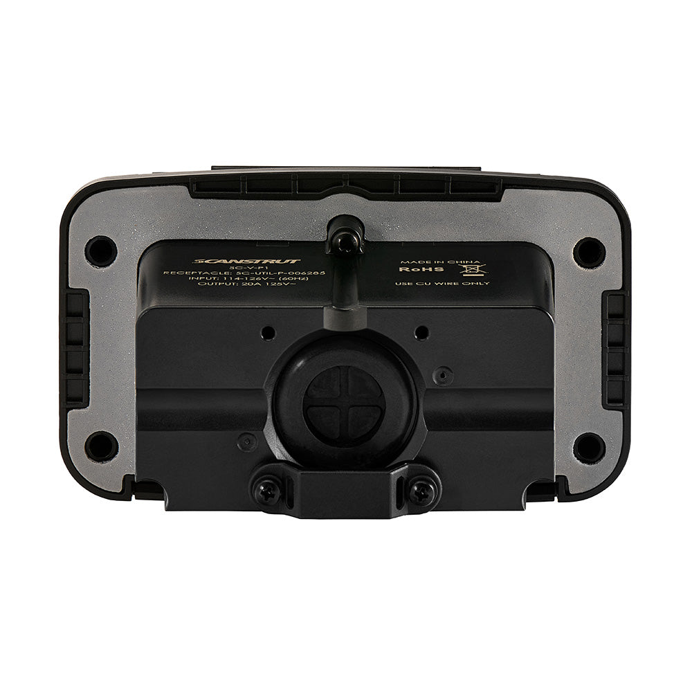 Scanstrut Ventura Series Dual AC Outlet - 125V - 20A [SC-V-P1]
