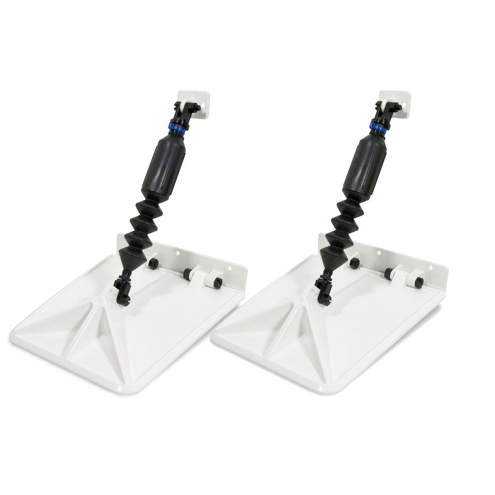 Smart Tabs SX Trim Tabs by Lectrotab 9.5 x 10 f/13'-15 Boat w/30 - 40HP - White [SXW9510-30]