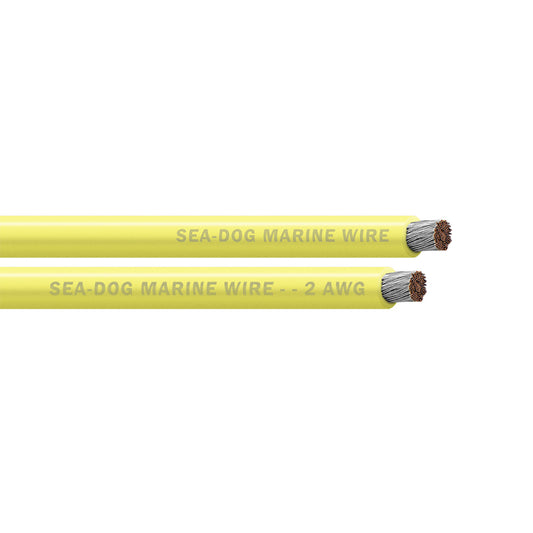 Sea-Dog 2 AWG Yellow Battery Cable - 250' [8002034]