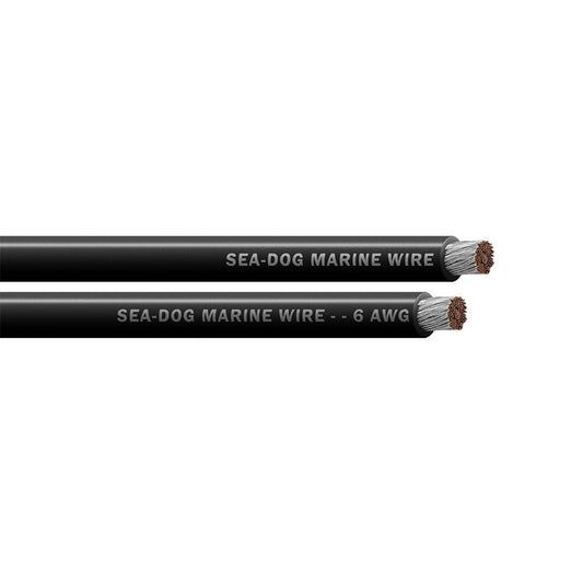 Sea-Dog 6 AWG Black Battery Cable - 500' [8006017]