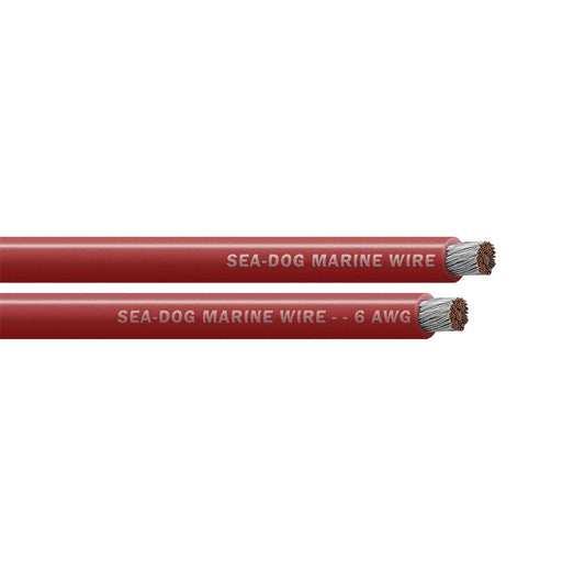 Sea-Dog 6 AWG Red Battery Cable - 750' [8006028]