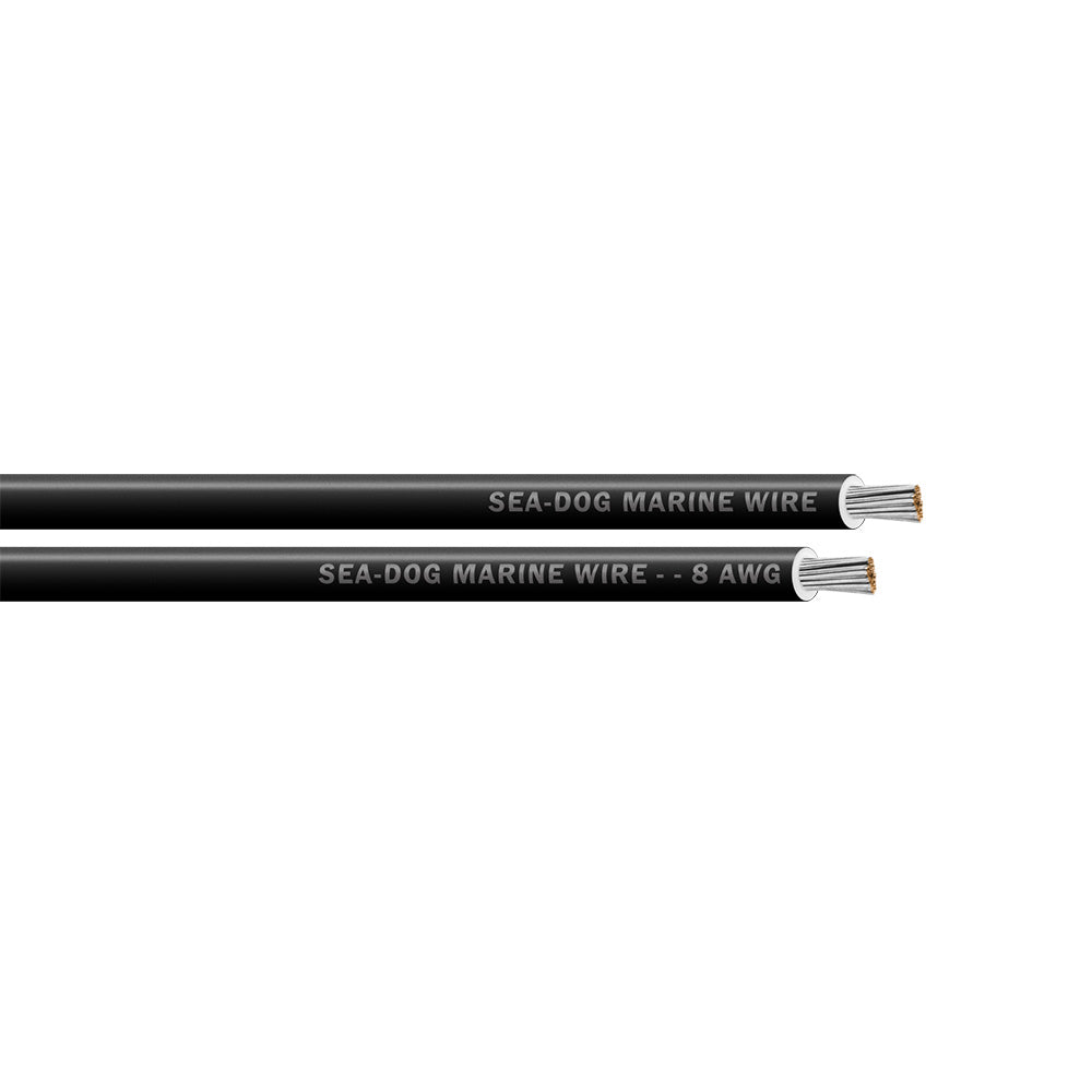 Sea-Dog 8 AWG Black Primary Wire - 250' [8008014]