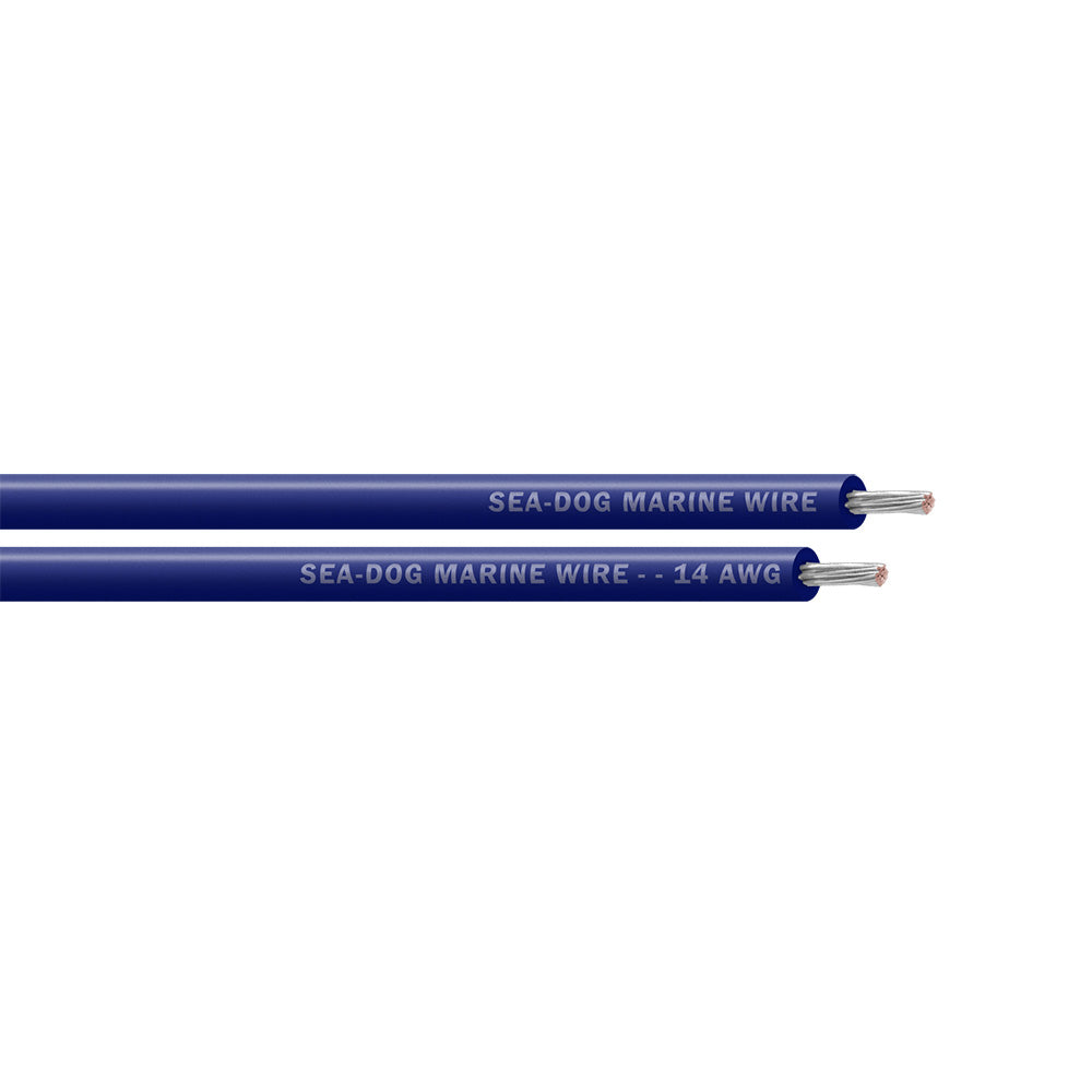 Sea-Dog 14 AWG Dark Blue Primary Wire - 100' [8014062]