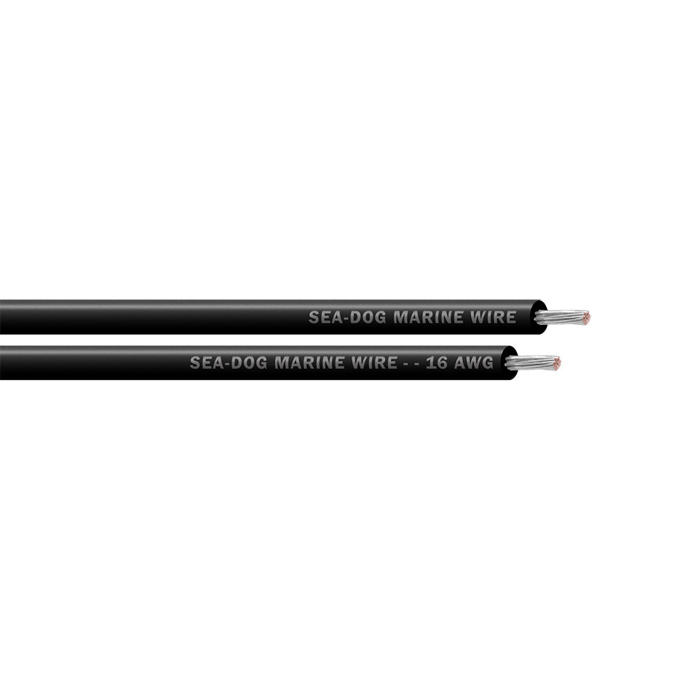 Sea-Dog 16 AWG Black Primary Wire - 1000' [8016019]