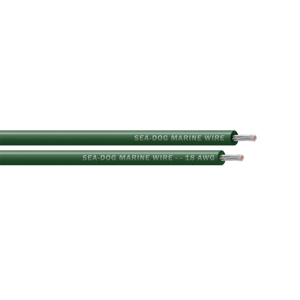 Sea-Dog 18 AWG Green Primary Wire - 500' [8018047]