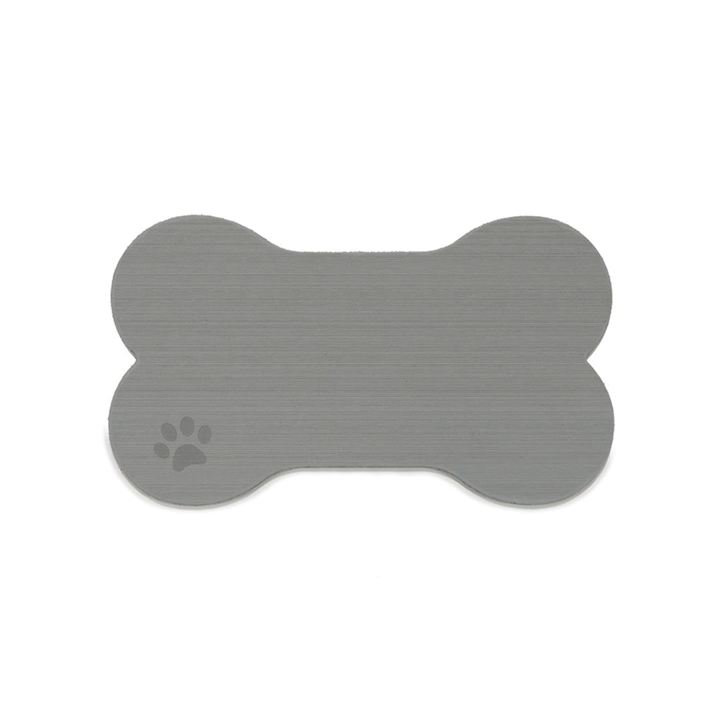 SeaDek Dog Bowl Mat - Storm Grey/Black - Medium - 12.5" x 24" [62714-90837]