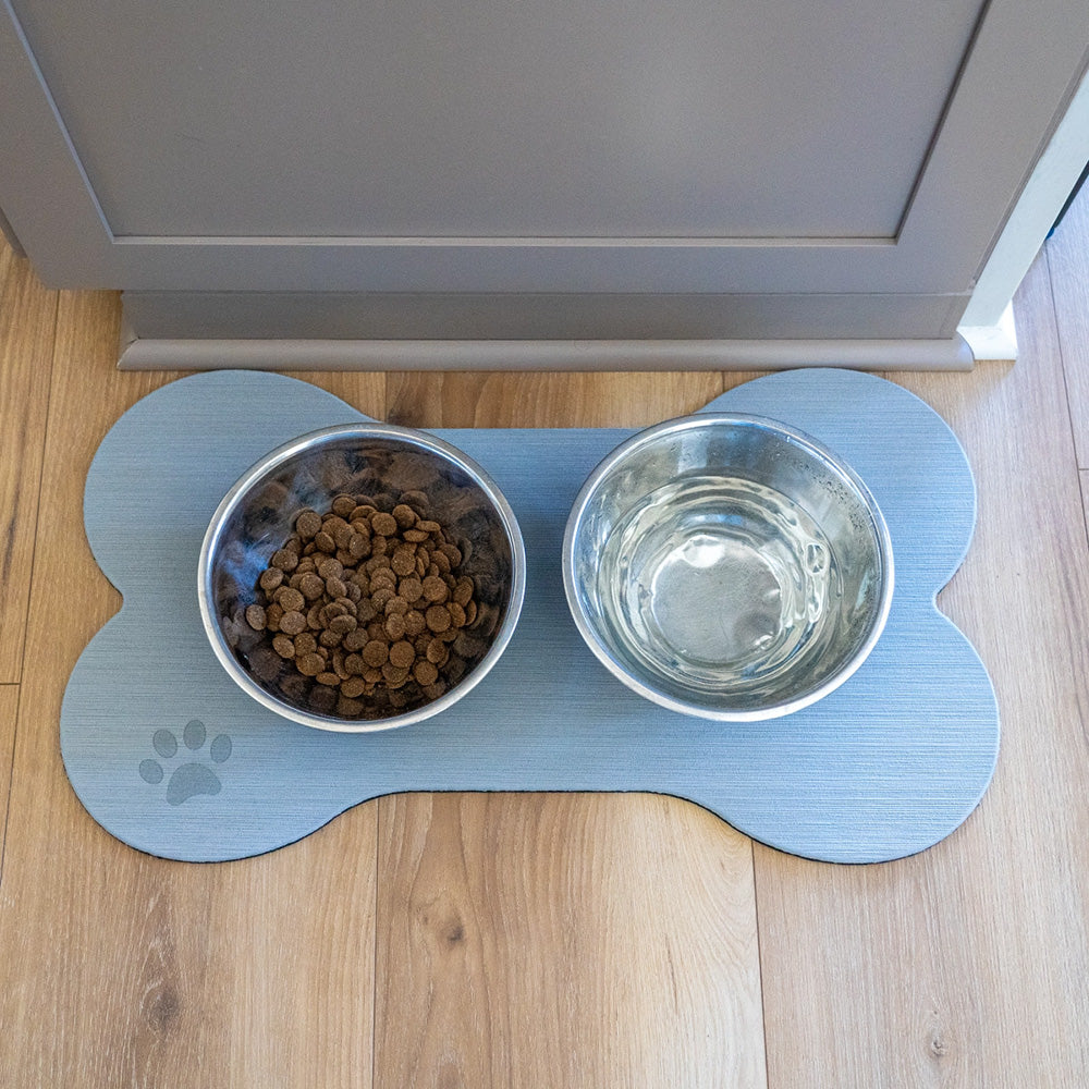 SeaDek Dog Bowl Mat - Cappuccino/Black - Medium - 12.5" x 24" [62714-91090]