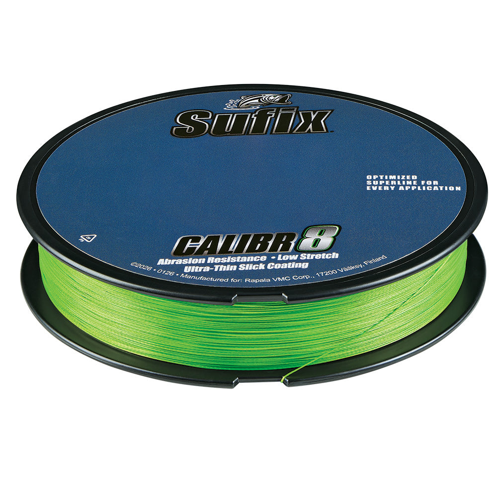 Sufix Calibr8 Braid 150yds 40lb - Neon Lime [694-040L]