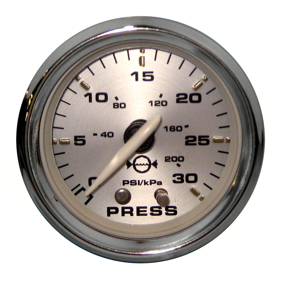 Faria Kronos 2" Water Pressure Gauge Kit - 30 PSI [19007]