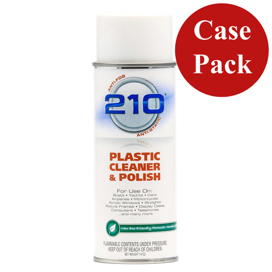 Camco 210 Plastic Cleaner Polish - 14oz Spray - Case of 12 [40934CASE]