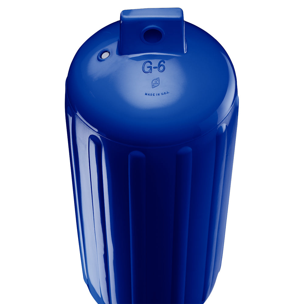 Polyform G-6 Twin Eye Fender 11" x 30" - Cobalt Blue w/Adapter [G-6-COBALT BLUE]