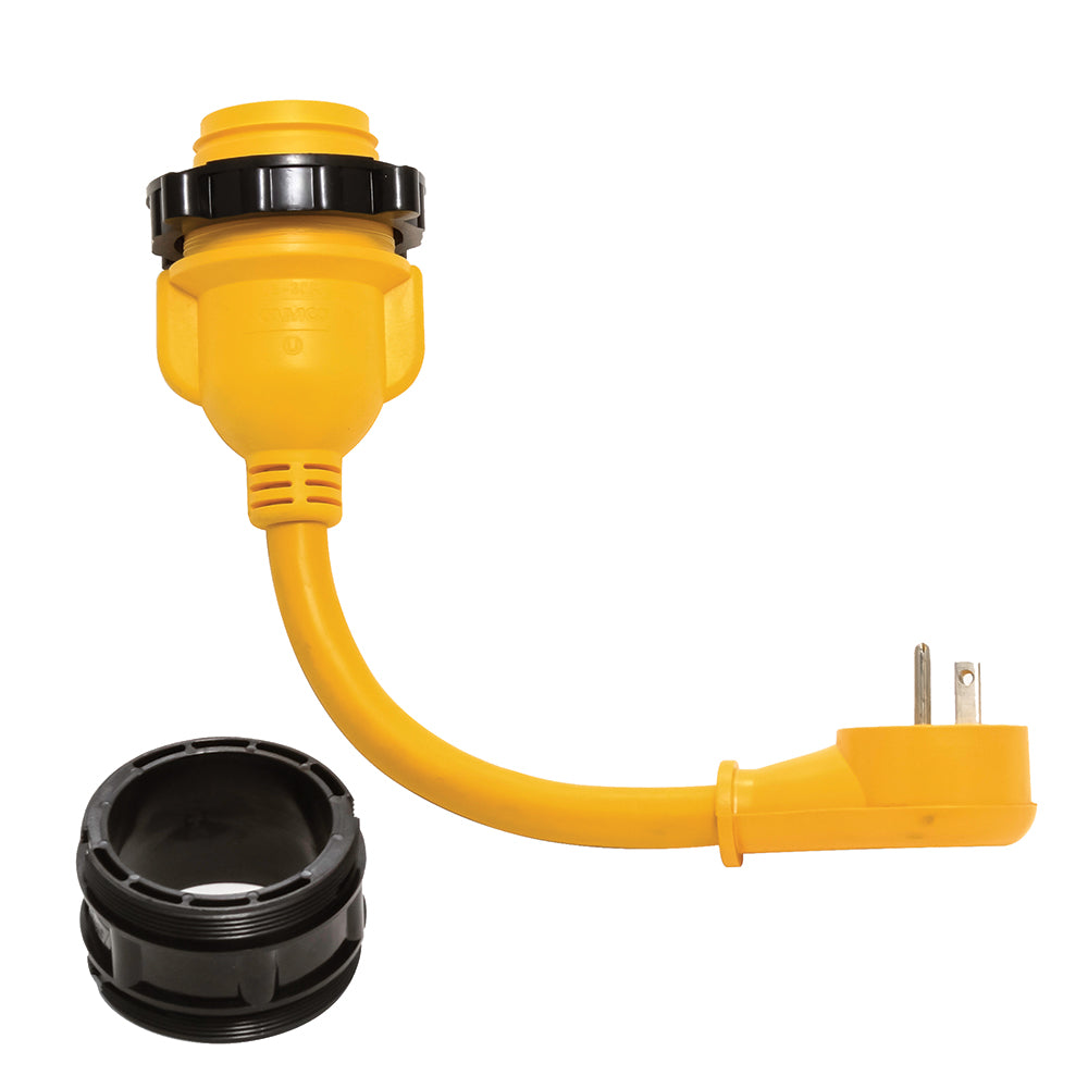 Camco 15AM/30AF Power Grip Dogbone - Marine 12" 90M/F-Locking [55635]