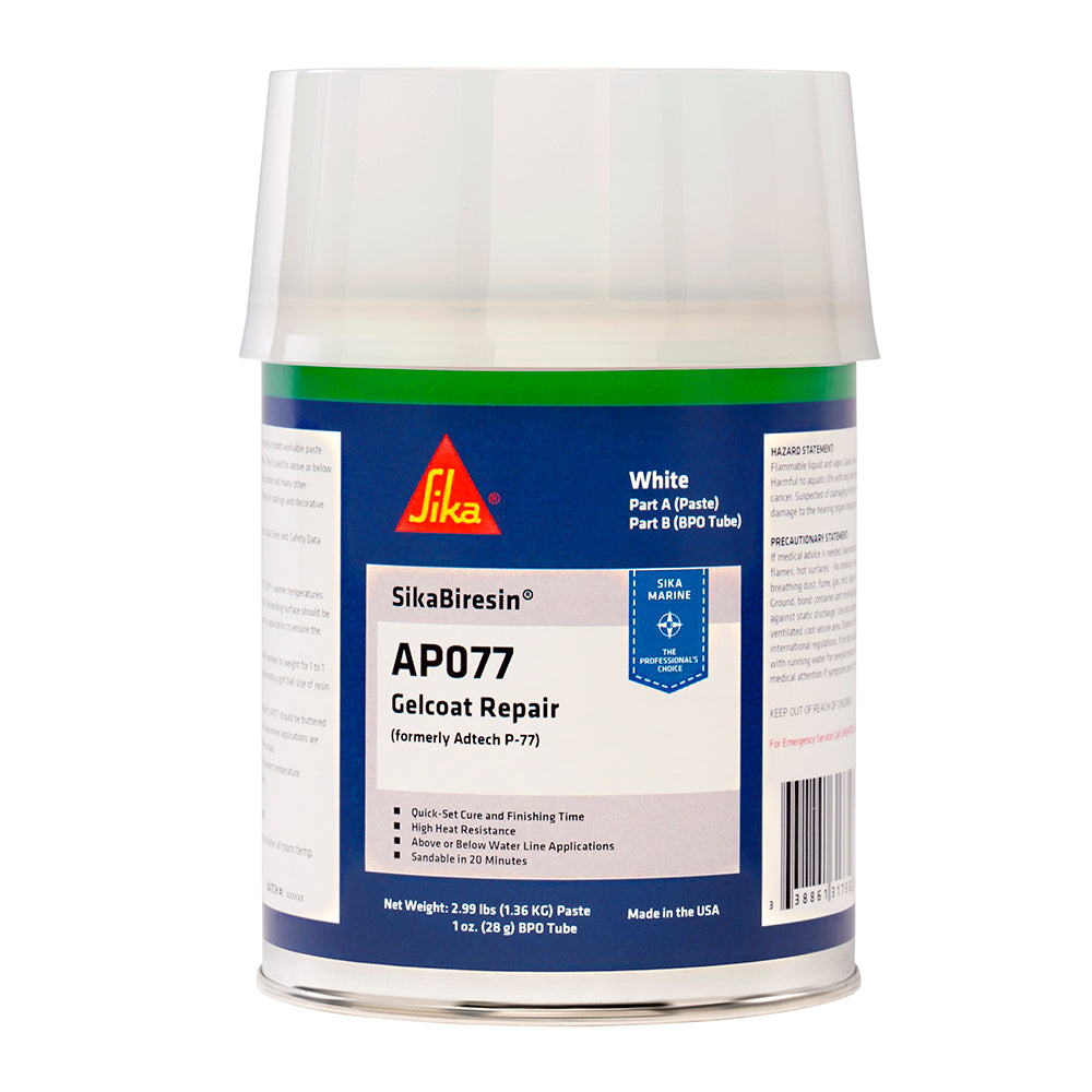 Sika SikaBiresin AP077 + BPO Cream Hardener - White - Quart [611547]