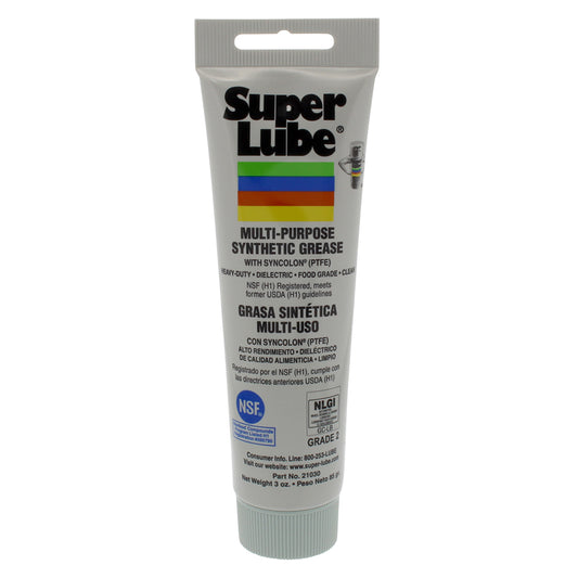 Super Lube Multi-Purpose Synthetic Grease w/Syncolon - 3oz Tube [21030]