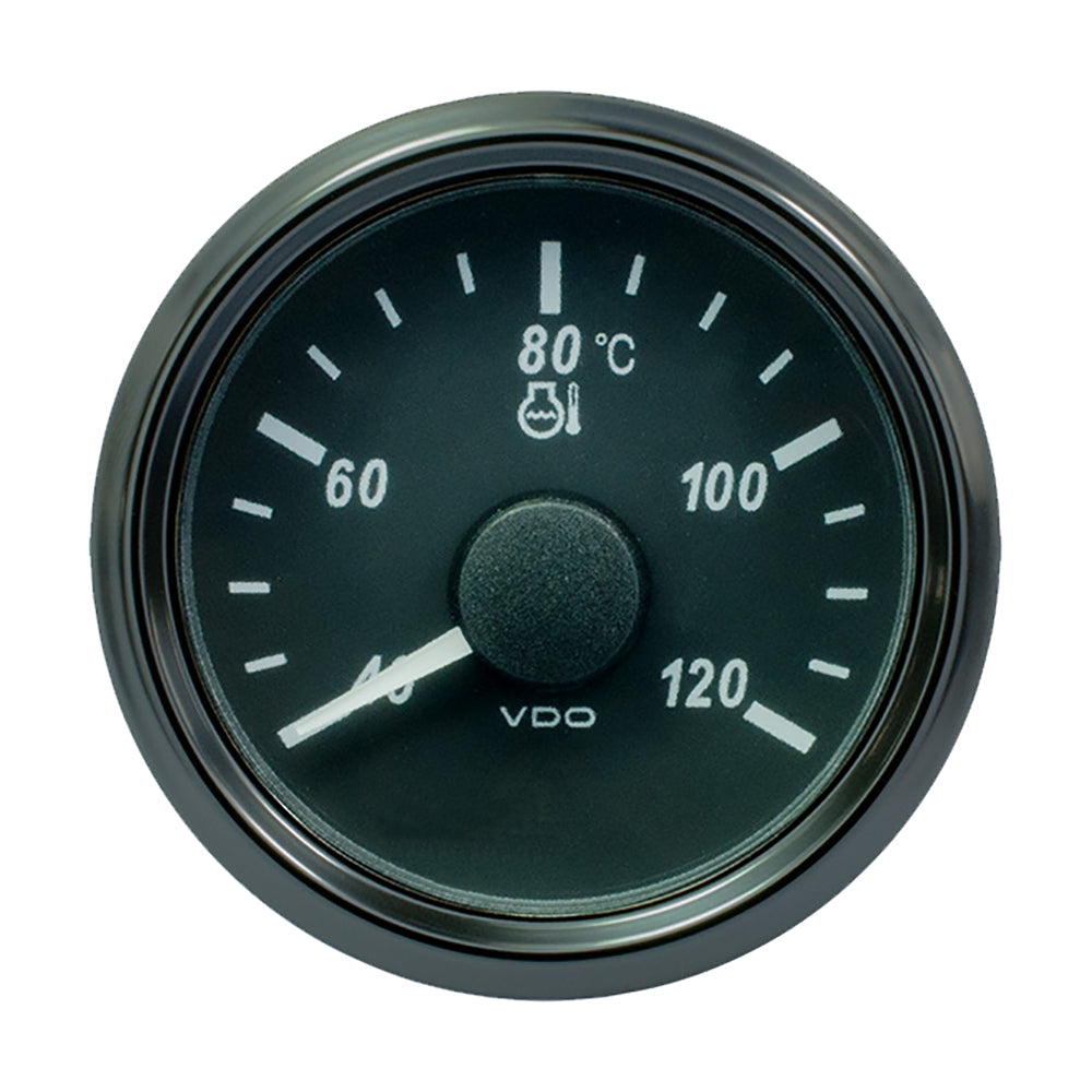 VDO SingleViu 52mm (2-1/16") Water Temp. Gauge - Euro - 120 C - 291-22 ohm [A2C3833330030]