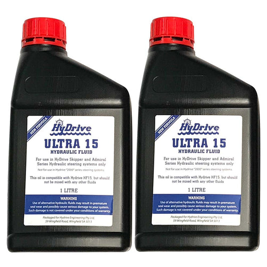 HyDrive Ultra 15 Oil Quantity 2 - 1 Liter Bottles [ULTRA15OIL]