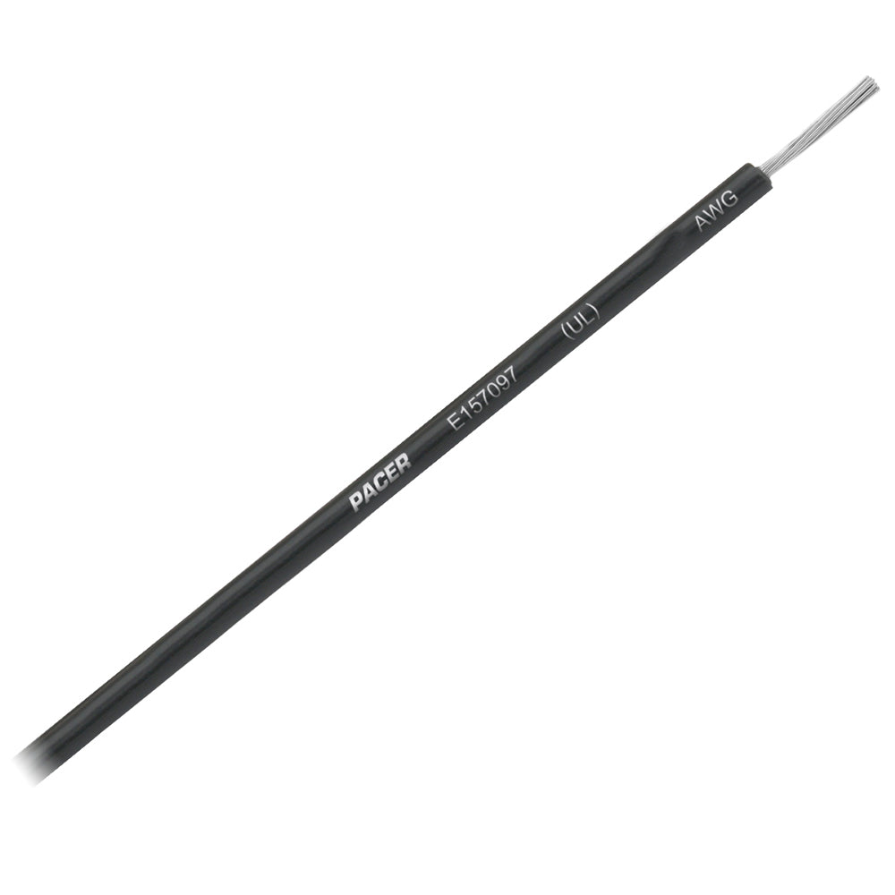 Pacer Black 14 AWG Primary Wire - 25  [WUL14BK-25]