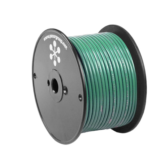 Pacer Green 14 AWG Primary Wire - 100  [WUL14GN-100]