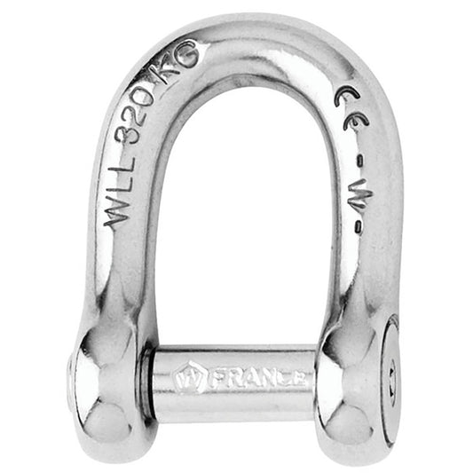 Wichard Self-Locking Allen Head Pin D Shackle - 8mm Diameter - 5/16" [1304W]