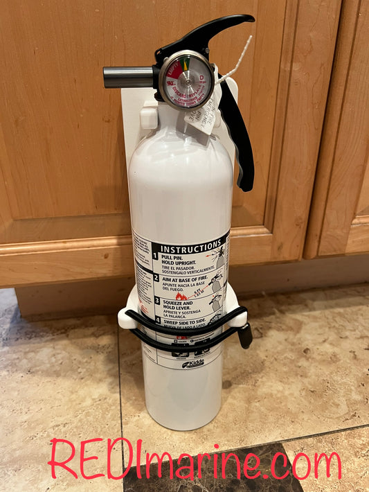 King Starboard - Kiddie Marine Fire Extinguisher Holder - bungee bracket